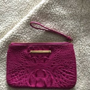 Brahmin hot pink wristlet